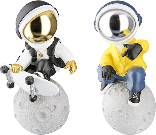 ArteLibre Set Dekorative Figuren aus Polyresin Apollo 11.5x13x23cm 2Stück