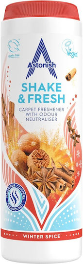 Astonish Shake & Fresh Κανέλλα 350gr Σκόνη Φρεσκαρίσματος Χαλιών