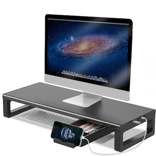 Tabletop Suport Monitor 4 porturi USB-A și 1 port Type-C (110496)