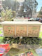 Cutie de bijuterii vintage din lemn cu 3 sertare de depozitare 34 X 11 X H14 cm