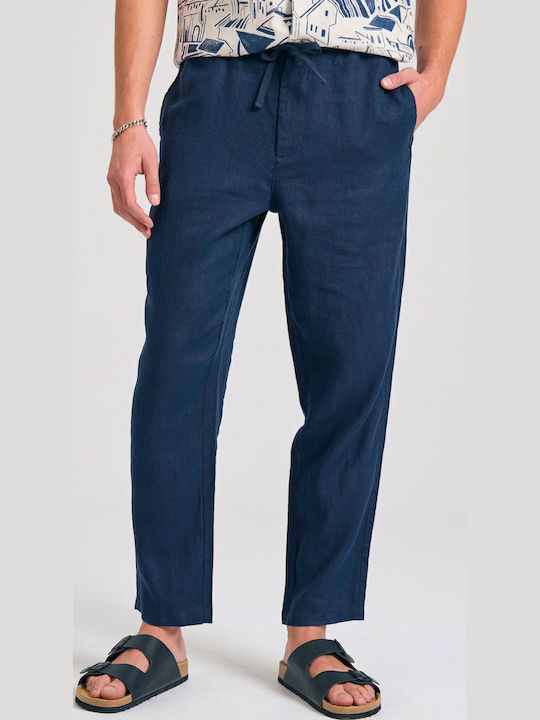 Funky Buddha Ανδρικό Παντελόνι Chino Navy Μπλε