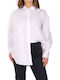 Women's Long Sleeve Shirt White - Purple - Orange