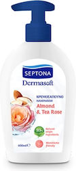 Septona Dermasoft Κρεμοσάπουνο με Αντλία Αμύγδα...