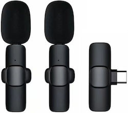 NetOne Lavalier K1 Σετ Ασύρματο Μικρόφωνο Πέτου, Clip On