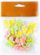 Polka Dot Filzklebe-Schmetterlinge 3 cm Set mit 12 Stück