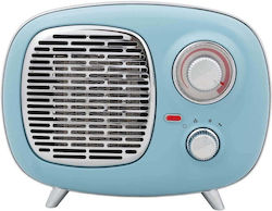 Eurom B-4 Fan Heater Room Floor Blue 1500W