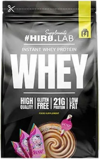 Hiro.Lab Instant Whey Protein Протеин Суроватъчен Без Глутен с Вкус Caramel Fondant 750гр