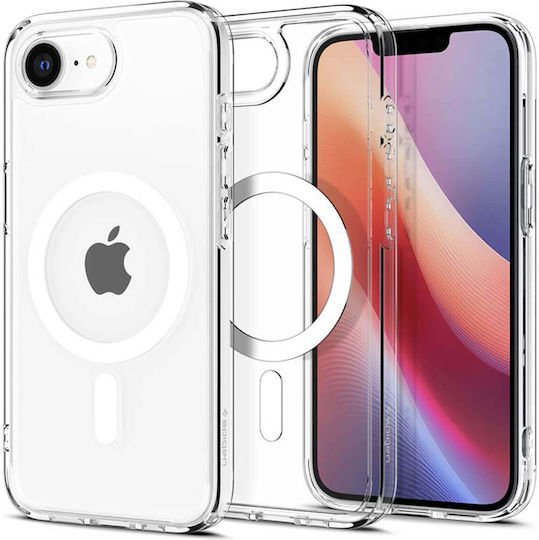 Spigen Ultra Hybrid MagFit Rückseite Silikon / Kunststoff 1,2 mm Transparent (iPhone 17e / 16e)