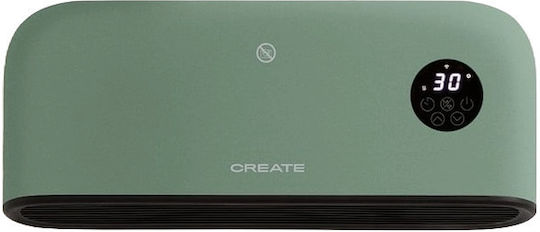 Create Warm Wall Pro Fan Heater Room Wall Verde 2000W