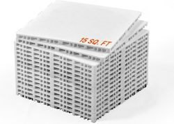 Vevor Gym Mats Puzzle 31.5x31.5x1.6cm 15 Pieces Gray Vevor Gym Mats Puzzle 31.5x31.5x1.6cm 15 Pieces Gray
