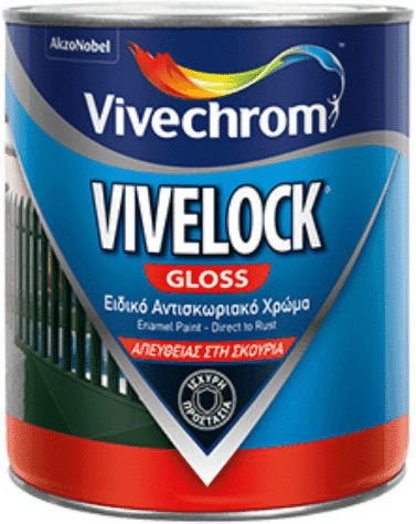 Vivechrom Αντισκωριακό 0.75lt Βαθύ Μπλε 750 Ml Γυαλιστερό