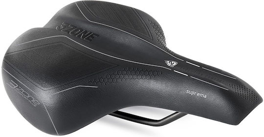 Selle Bassano Suprema Lady 3zone Black Bicycle Saddle City