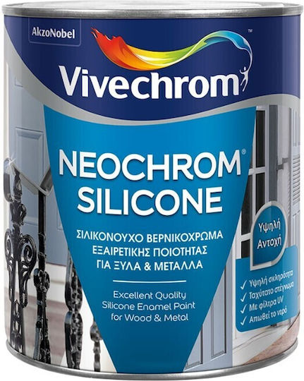 Vivechrom Βερνικόχρωμα Διαλύτου 0.75lt Μπλε Κλασίκο 105 Γυαλιστερό