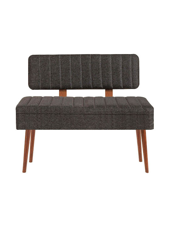 Vina Двуместен Диван Антрацит 110x40x82.5см