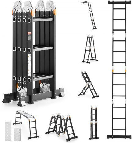 Vevor Multipurpose Ladder 4x3 with Maximum Height 3.7m