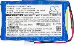 Cameron Sino Compatible Replacement Battery 2000mAh for CEFAR Activ 4, 2651, REHAB 4 PRO