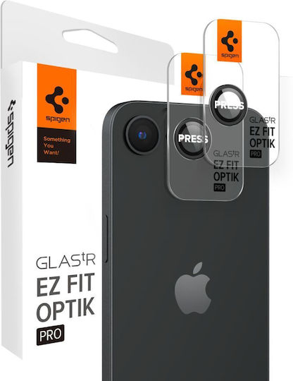 Spigen Optik Pro EZ Fit Kameraschutz Gehärtetes Glas Black für das iPhone 16e