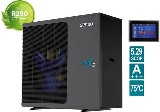 Sendo Hero Xs Shp-15hxsp3 Αντλία Θερμότητας 15kw Τριφασική Monoblock