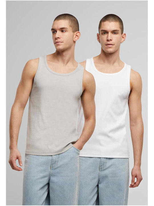 Def Tank Tops Bright White+micro Chip Yes Fw25 Dftt032-20337
