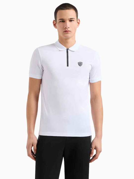 Emporio Armani Поло Блуза с къс ръкав White