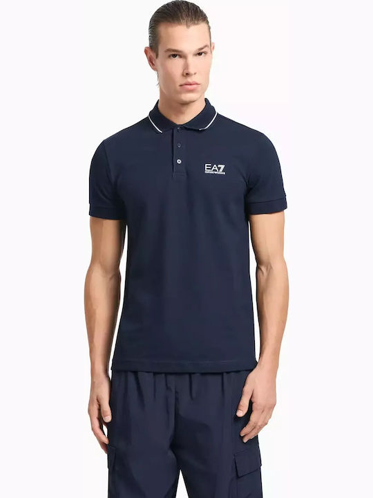 Emporio Armani Поло Тениска Dark Blue