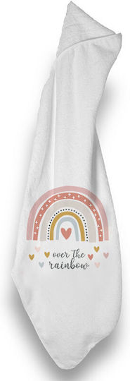 Bonjour Bebe Baby Bath Towel Bathrobe Hooded 75x75cm