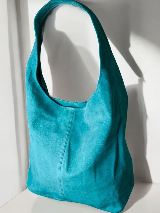 Damentasche Schultertasche Hellblau