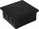 Capace secțiune pătrată goală Ibfm plastic negru 598 80 mm