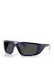 Arnette Taggit Men's Sunglasses with Blue Plastic Frame and Gray Lens