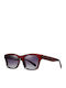 Moscow Mule Women's Sunglasses with Red Plastic Frame and Gray Gradient Polarized Lens MM/31113/4-Bordeaux-Pulse