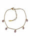 Kostibas Fashion Women's Bracelet Chain made of Steel Gold Plated