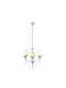 Eurolamp Kronleuchter Silber 144-47020