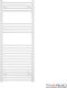 Thermo Towel Rail Bathroom 120x50 559kcal/h White