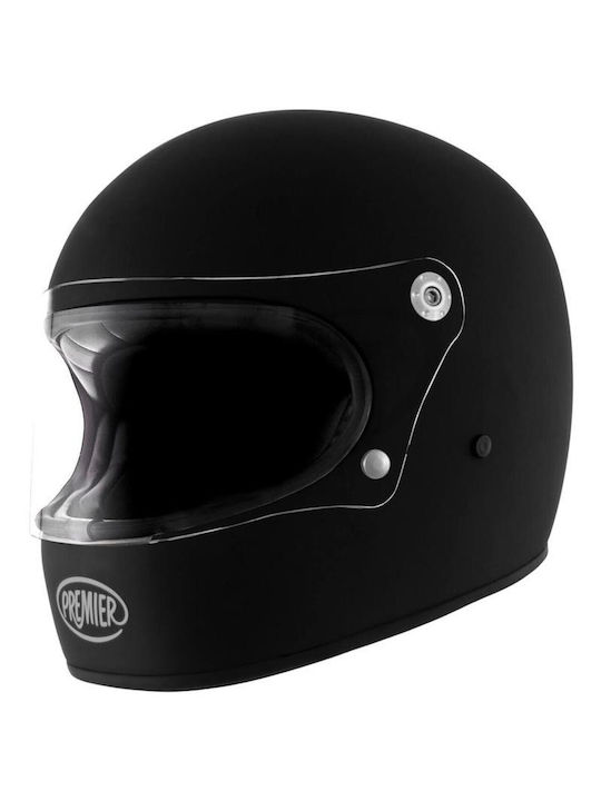 Premier Trophy Black Matt Motorradhelm Full Fac...