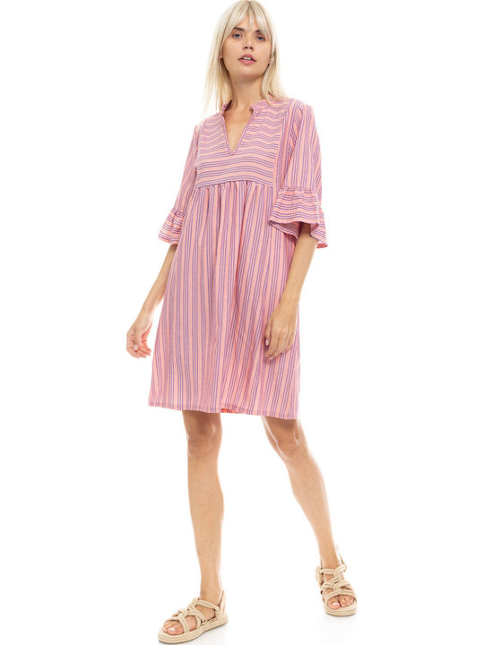 Beachwear Stripe Pink Type B443 B443-type Type