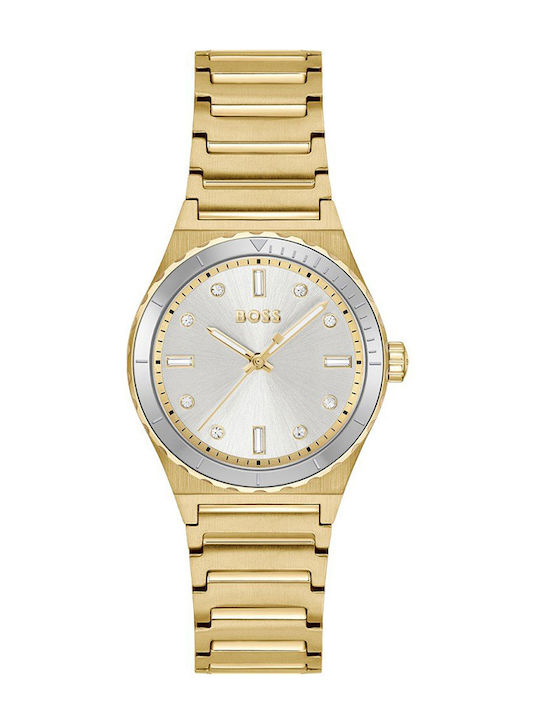 Boss Candor Women's Watch with Gold Metal Bracelet