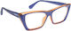 Oramont Women's Reading Glasses +2.50 in Blue color BLO250
