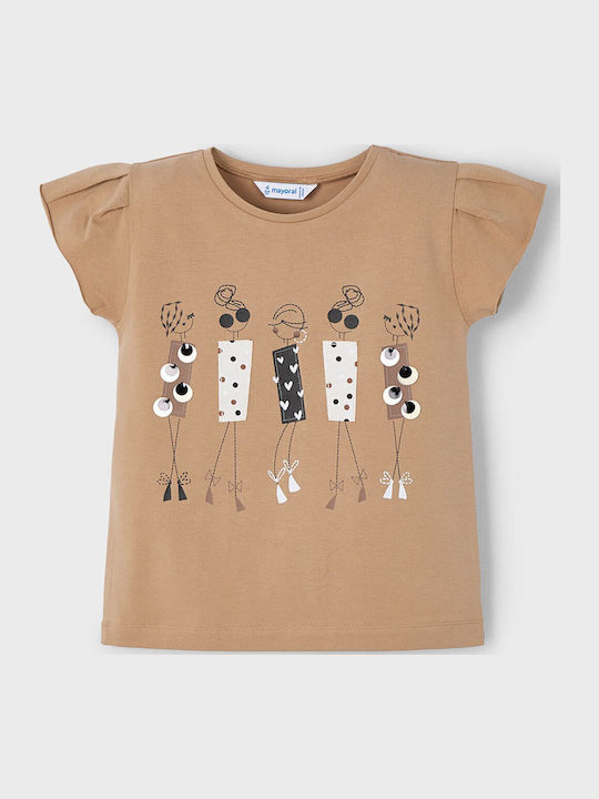 Mayoral Kinder-T-Shirt Zimt