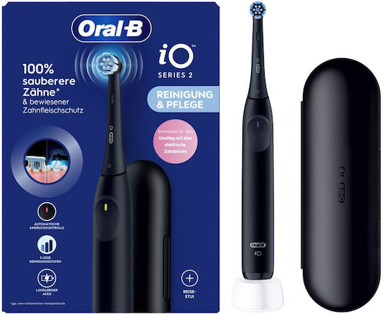 Oral-B Io Series 2 Електрическа Четка за Зъби с Калъф за Пътуване Черен