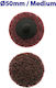 Pexcraft 01100 Шлифовъчен диск Ø50mm Червен Среден