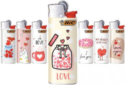 BIC Mini Flame Lighter Love
