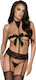 Kissable Σετ Δεσμών Μαύρο Bondage Set