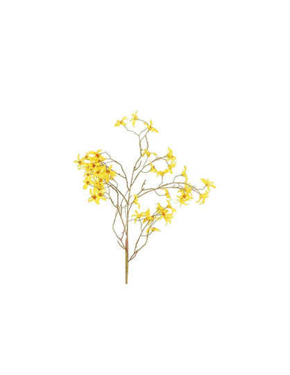 Zweig mit gelben Blumen H104cm