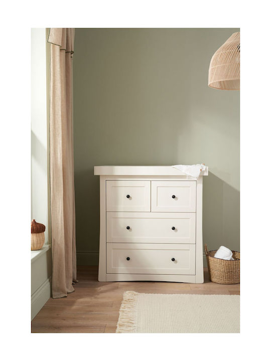 Harrogate Βρεφική Συρταριέρα με 3 Συρτάρια Εκρού 52x95x93cm Harrogate Βρεφική Συρταριέρα με 3 Συρτάρια Εκρού 52x95x93cm