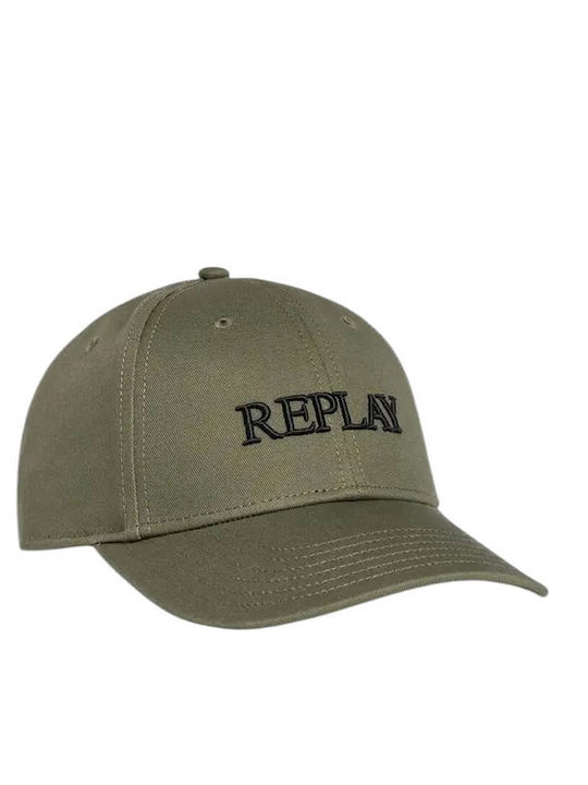 Herren Hut Replay Ax4161.002.a0113 Khaki