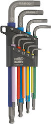 Bahco Set de 9 chei Allen