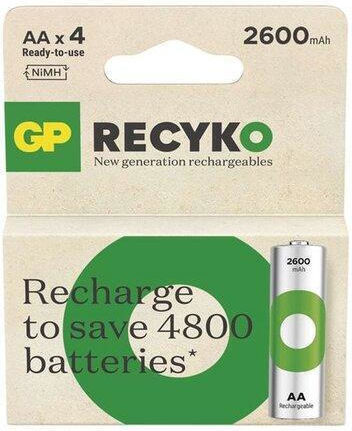 Genius Pack Επαναφορτιζόμενες Μπαταρίες AA Ni-MH 600mAh 1.2V 4τμχ