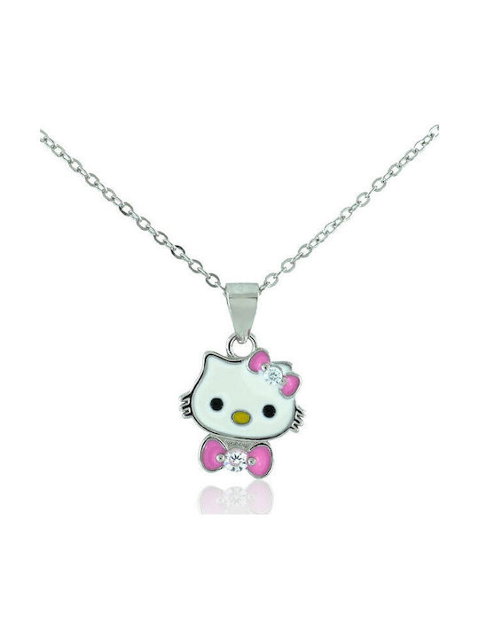 Ios Colier Hello Kitty Din Argint
