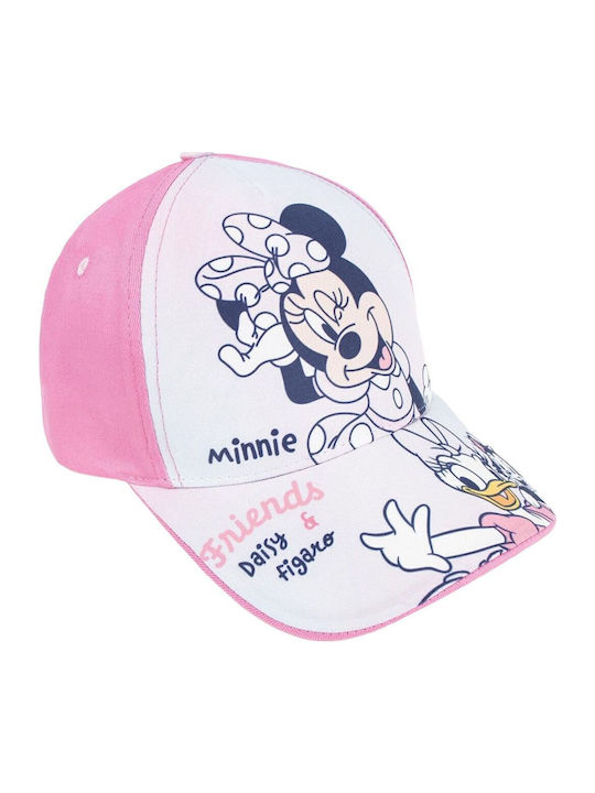 Minnie Mouse Детско шапка с козирка Текстил Розова