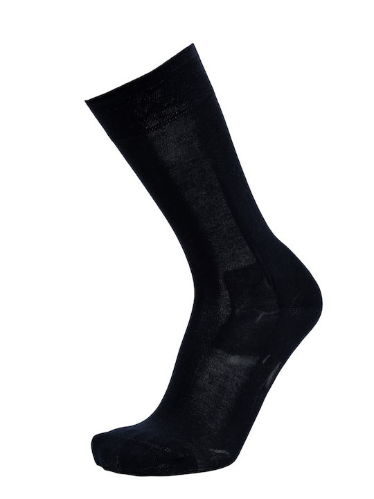 Socks Men Ulisse Mercerised Solid Black Sc-m102-718 Sc-m102-718-black Black